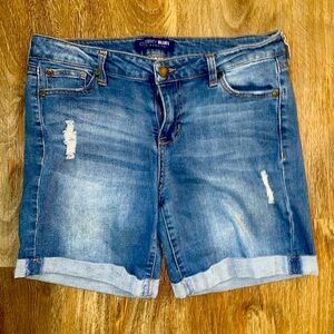 Denim shorts